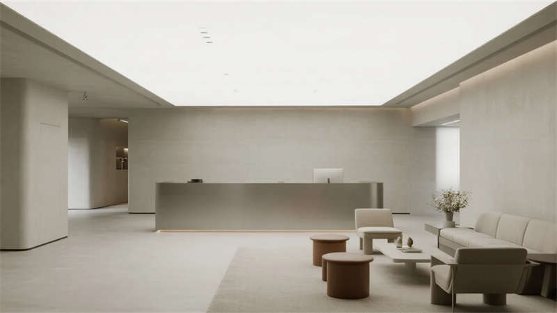合肥辦公室展廳設(shè)計(jì)，科技與自然交融的極簡(jiǎn)美學(xué)