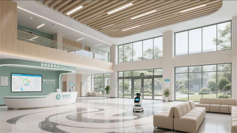 自然療愈，智慧交互——合肥現(xiàn)代化醫(yī)院空間裝修設(shè)計(jì)欣賞