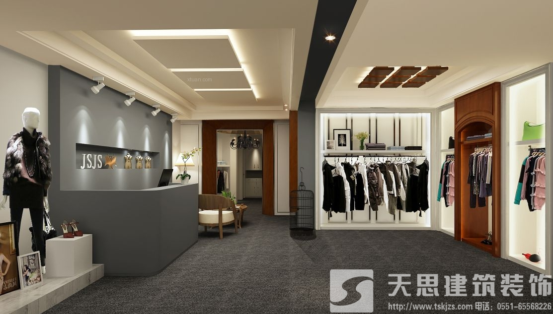 合肥服裝店裝修設(shè)計(jì) 刺激消費(fèi)者購買欲