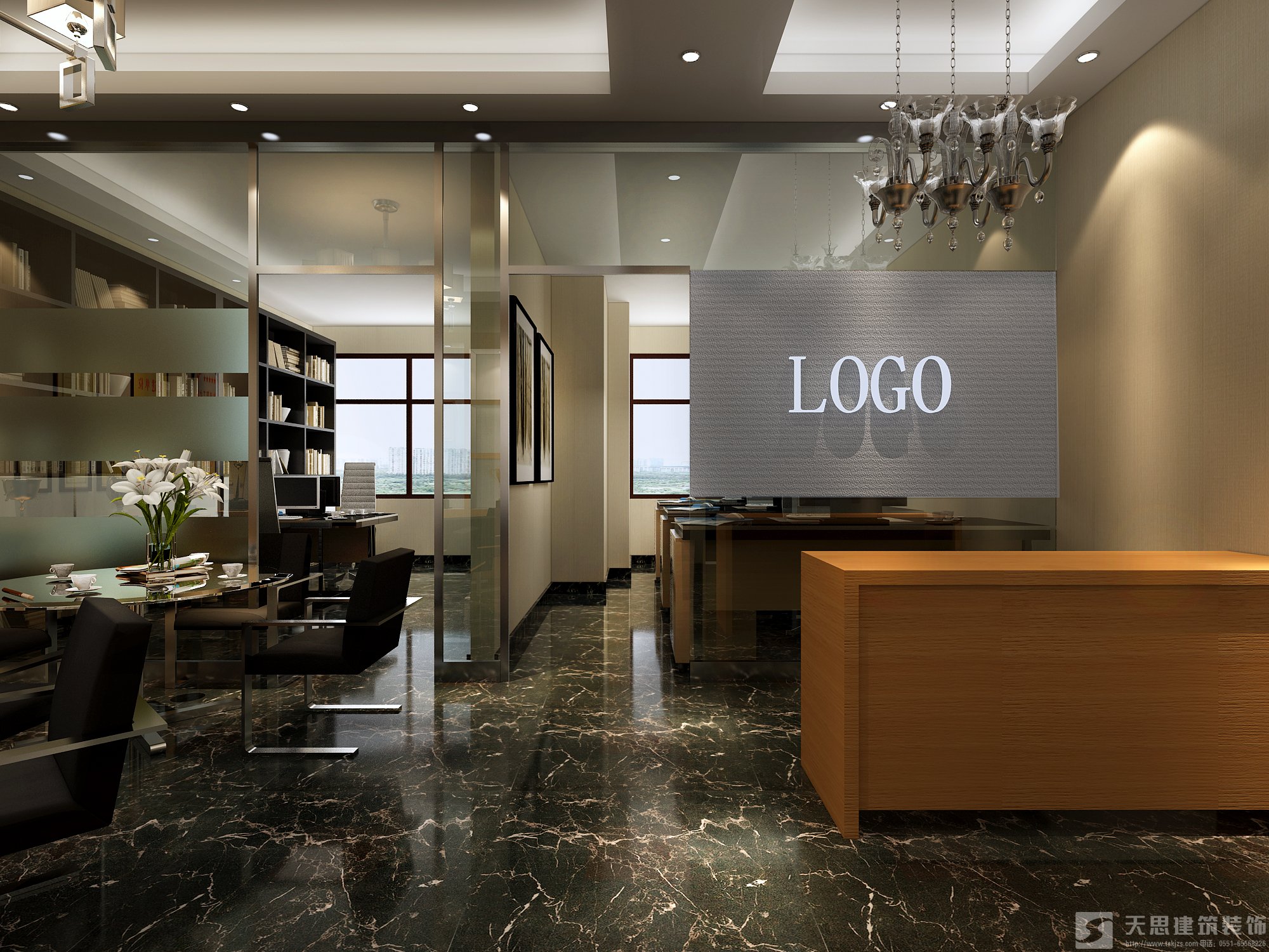 留白在<a href=http://m.qclox.cn/ target=_blank class=infotextkey>合肥辦公室裝修</a>設(shè)計(jì)中的運(yùn)用